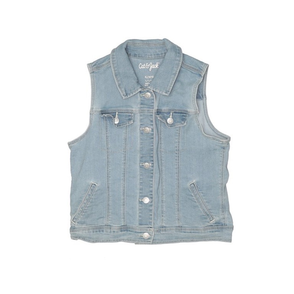 Cat & Jack Girls’ Denim Vest